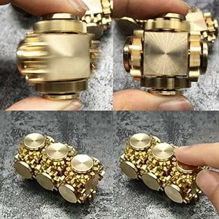 Amperer Pure Brass Fidget Block Fidget Cube Gears Linkage Cubes Ultra Durable Mechanics Romoveable Edc Toy Brass Amperer Pure Brass Fidget Block Fidget Cube Gears Linkage Cubes Ultra Durable Mechanics Romoveable Edc Toy Brass
