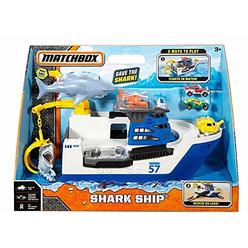 Matchbox Shark Ship Floats in Water and Rescue on Land
