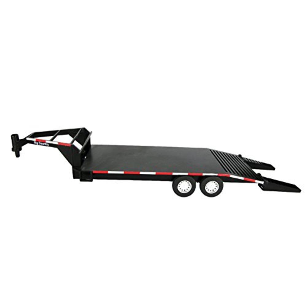 Big Country Toys - Flatbed Trailer - 1:20 Scale - Gooseneck Trailer - Toy Trailer - Vehicle Accessory - Farm Toys - Plastic