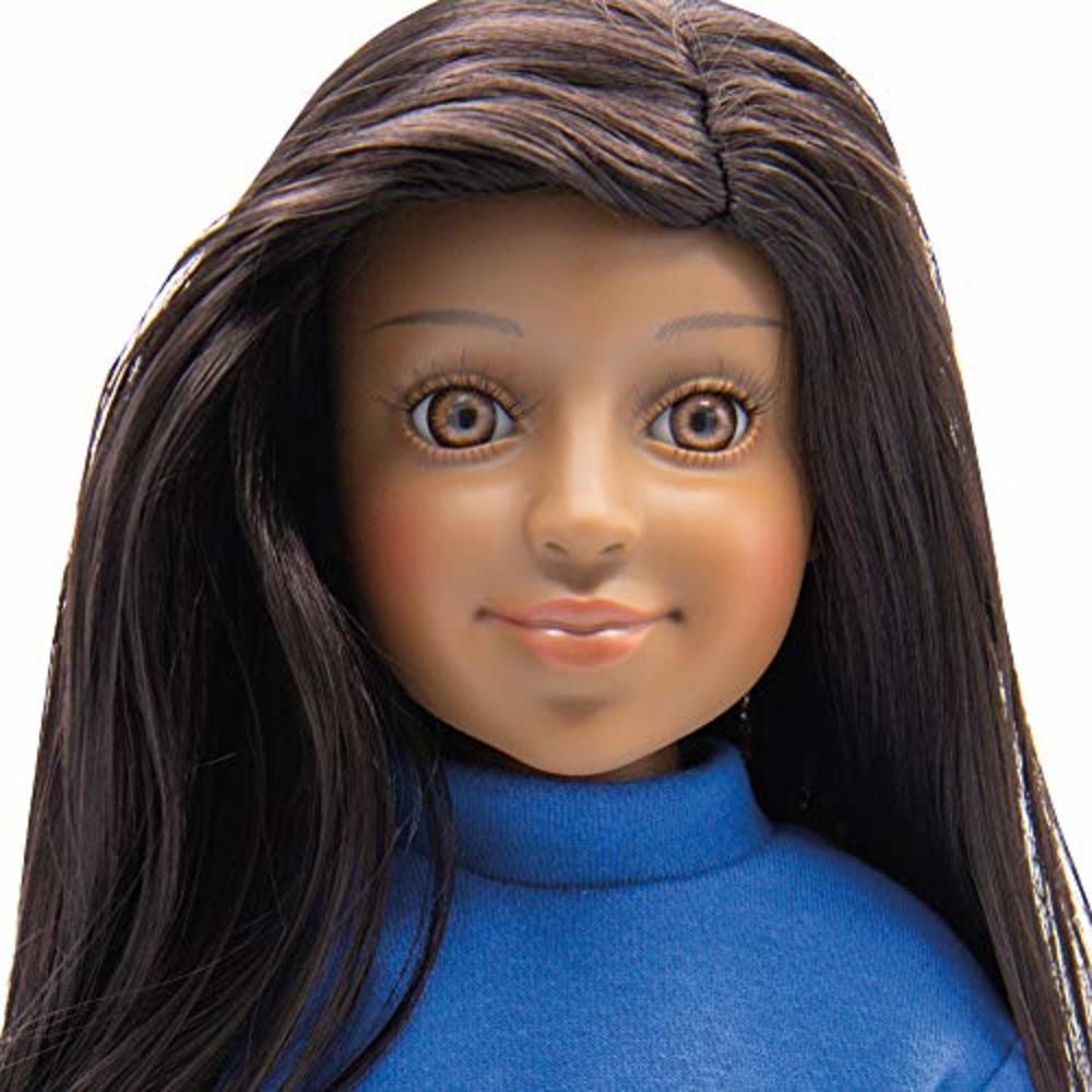 Im A Girly Fashion Doll Kayla w/ Brunette Interchangeable Removable Synthetic Wig to Style - Fashionista Model Figure for Kids 8
