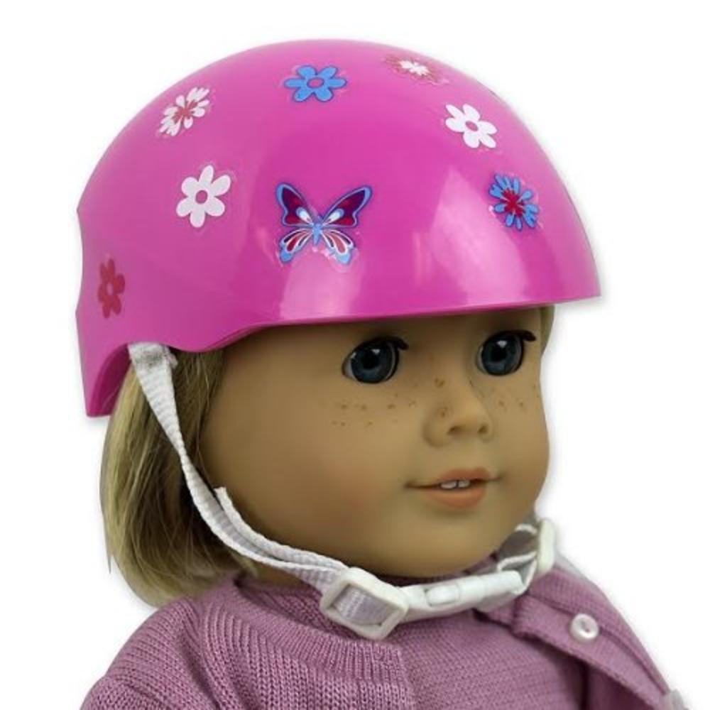 american girl bike helmet Purple for 18" Dolls American Girl Doll Accessories Pink