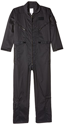 TRU-SPEC Mens 27-P Basic Flight Suit, Black, Large Regular