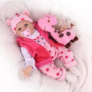 CHAREX Reborn Baby Dolls, 22 inches Newborn Lifelike Soft Silicone