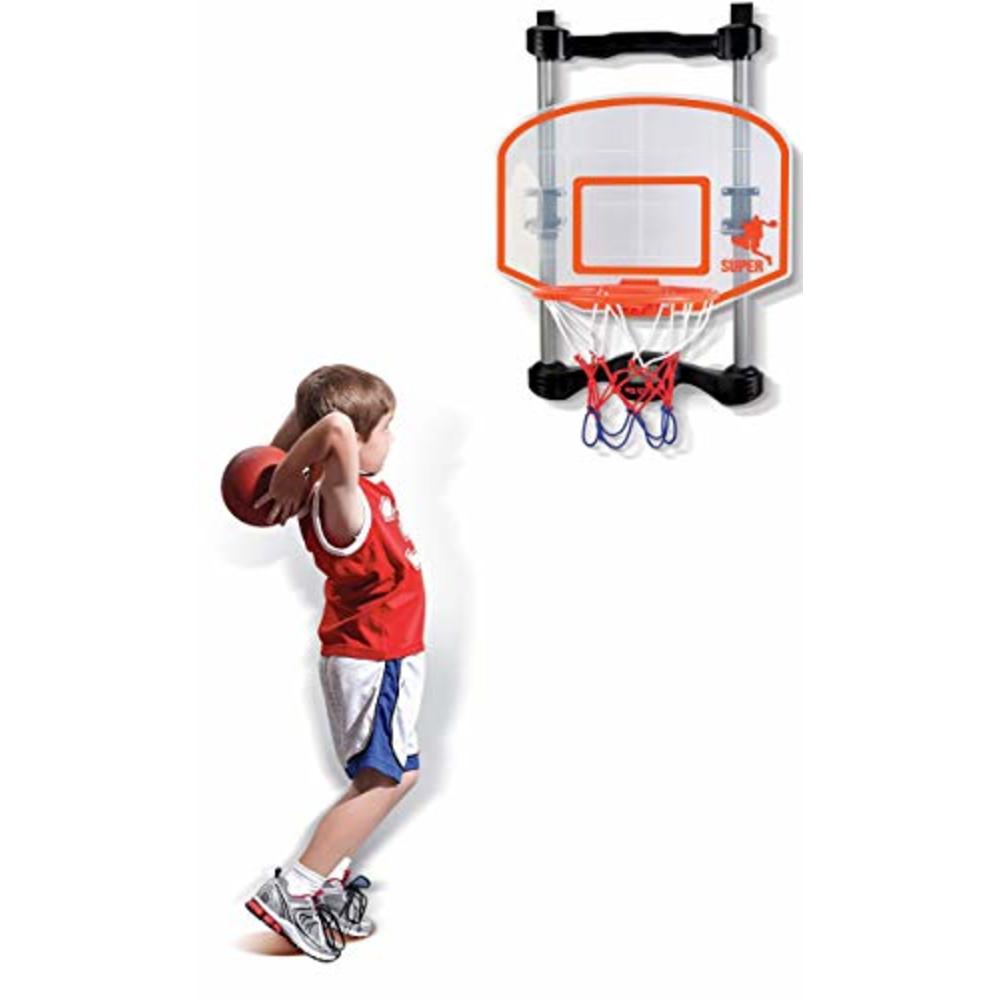 NSG Over The Door Basketball Hoop with Shot Clock, Electronic Scoring and Sound