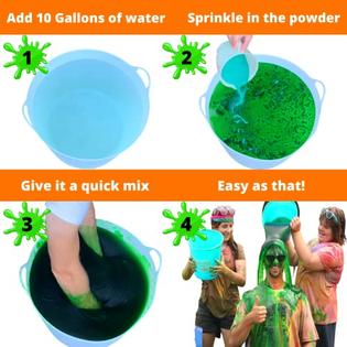 Party Goat Bulk Instant Slime Powder! Mix with Water to Make a Huge 40 ...