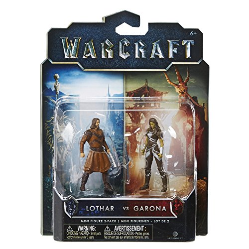 Warcraft Mini Figure Garona & Lothar Civilian Action Figures (2 Pack)