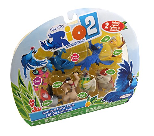 Jakks Pacific Rio 2 Movie Carnival Party Pack Mini Figures Set 8 Pack Jakks Pacific Rio 2 Movie Carnival Party Pack Mini Figures Set 8 Pack