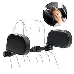 Yoocaa Car Headrest Pillow, Road Pal Headrest, Adjustable Car Seat Head Neck Support, U Shaped Car Sleeping Pillow for Kids & Ad