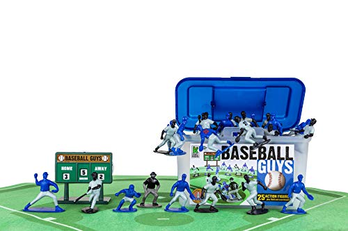 K Kaskey Kids Kaskey Kids Baseball Guys – Blue/Black Inspires Kids Imaginations with Endless Hours of Creative, Open-Ended Play. Includes 2 Te
