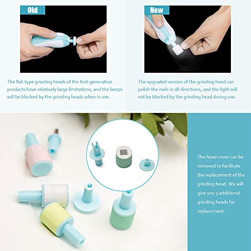 Pei Mei Baby Nail Trimmer, Baby Nail File Electric Nail Trimmer with Nail  Clippers, Polishing Grooming