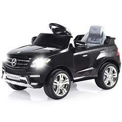 Costzon Ride On Car, Licensed Mercedes Benz ML350 6V Electric Kids Vehicle, 2WD Powered Manual/Parental Remote Control Modes Car