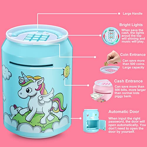 Puotey Piggy Bank, Gifts for 4 5 6 7 8 9 10 11 12 13 Year
