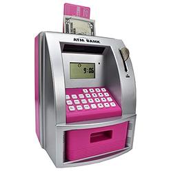 Like Toy Talking ATM Bank ATM Machine Savings Bank for Kids ?Works a Real one- Deposit, Withdraw, Debit Card, Saving Target, Timer an