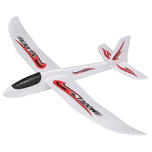 Tomaibaby 1PC Foam Glider Airplane, 39 inch Large Throwing Glider Planes Lightweight Outdoor Flying Glider Airplane Toys for Gir