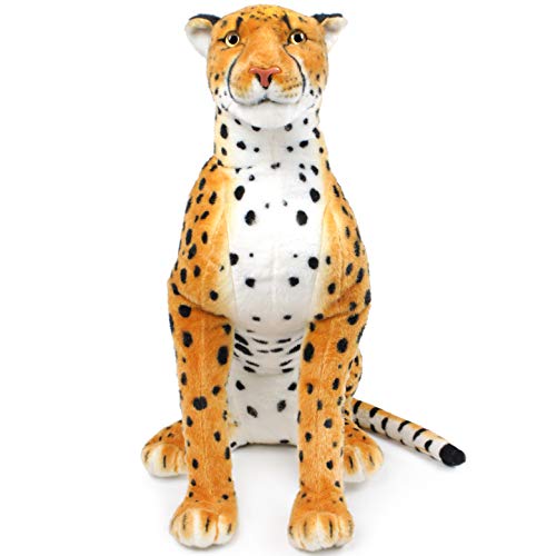 VIAHART Cecil The Cheetah - 25 Inch Tall Big Stuffed Animal Plush Leopard -  by Tiger Tale Toys