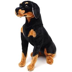 VIAHART robbie the rottweiler - 26 inch tall stuffed animal plush dog - by tiger tale toys