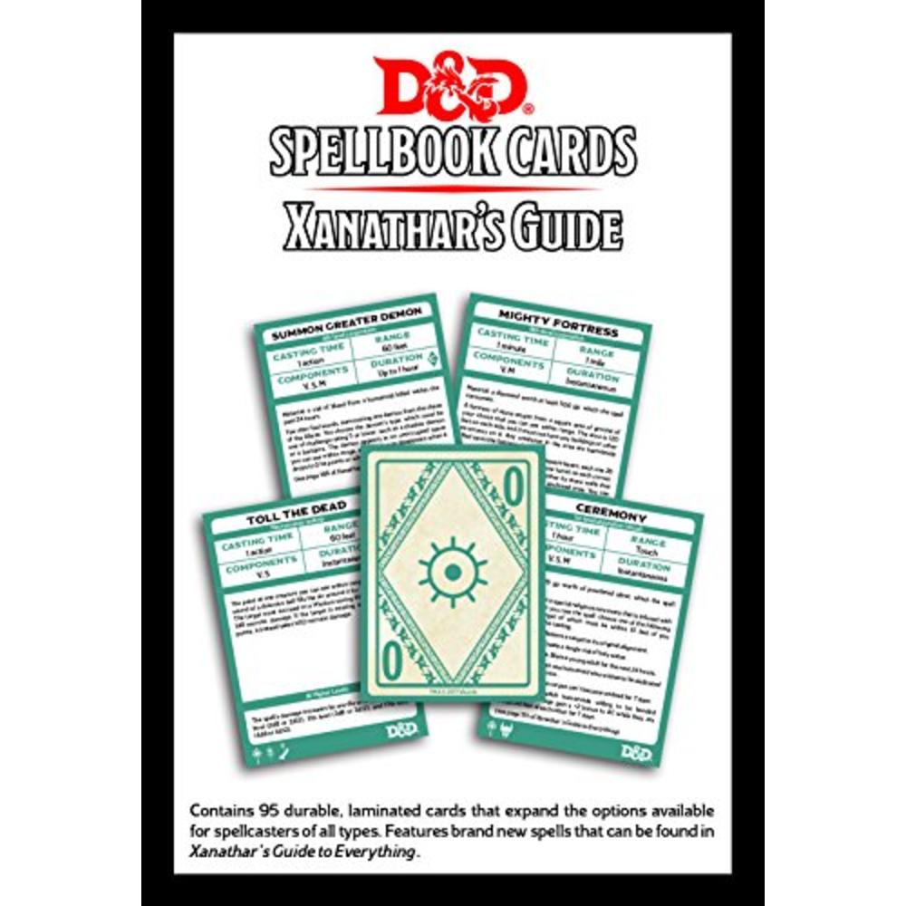 erosom Dungeons & Dragons - Spellbook Cards: Xanathars Guide to Everything (95 cards)