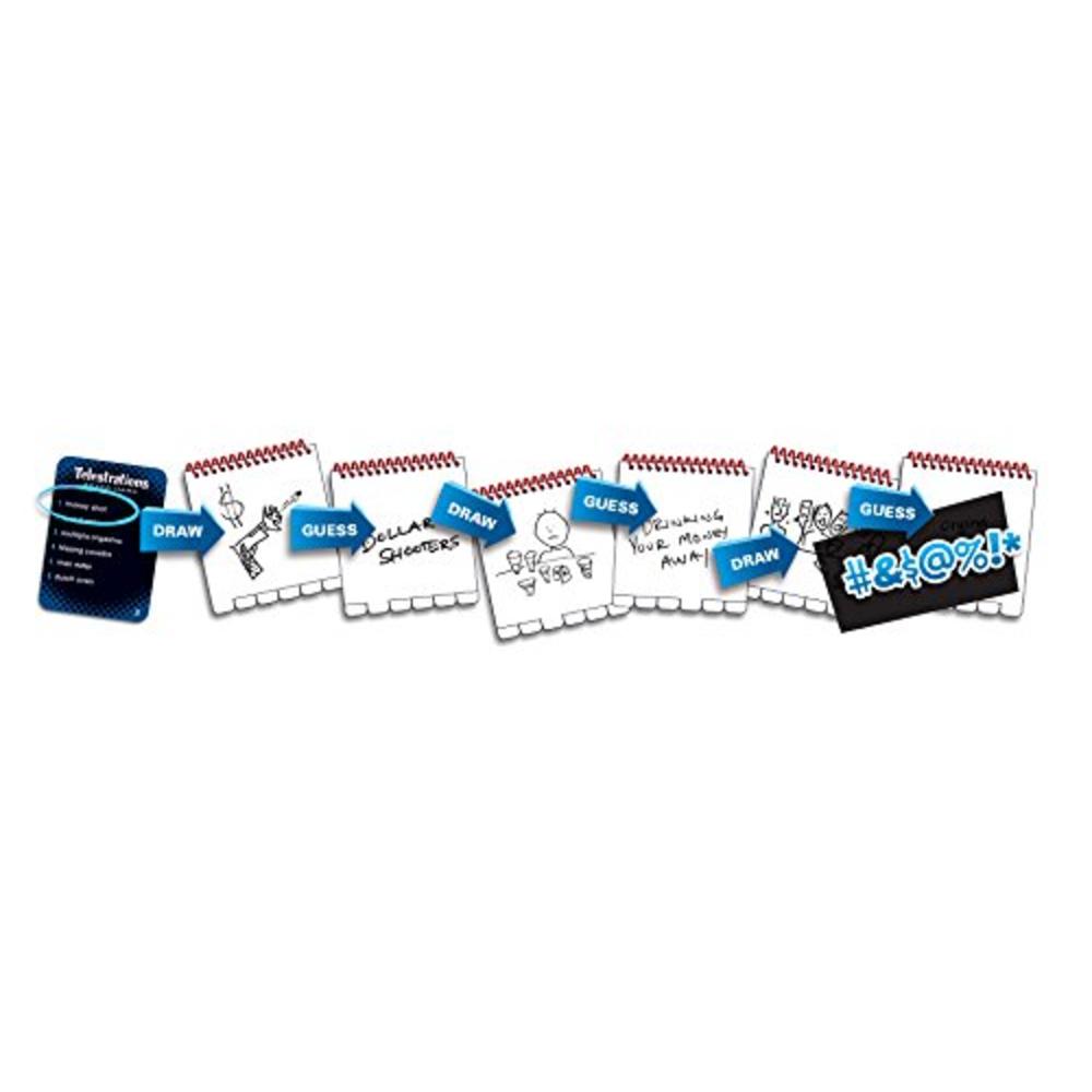 Telestrations After Dark Adult Party Game | Adult Board Game | An Adult Twist on The #1 Party Game Telestrations | The Telephone