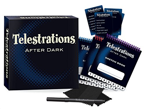 Telestrations After Dark Adult Party Game | Adult Board Game | An Adult Twist on The #1 Party Game Telestrations | The Telephone
