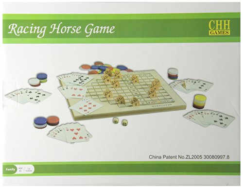 CHH The Racing Horse Game Light Brown, 14.25" x 20.0" x 1.75"