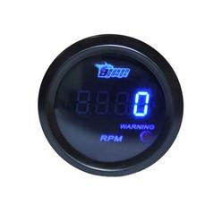HOTSYSTEM New Universal Electronic Tachometer Tacho Gauge Meter Blue Digital LED 2inches 52mm 0-9999 RPM for 4 6 8 Cylinder Car 