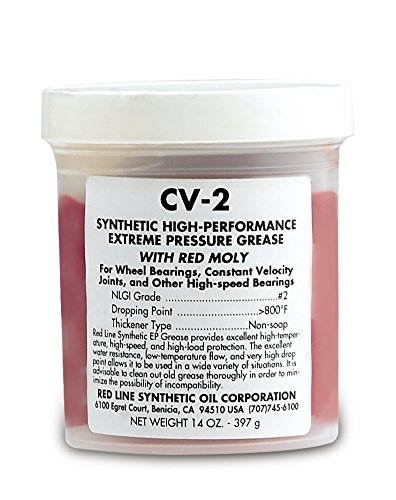 Red Line 80422 CV-2 Grease with Moly - 6/14 oz.
