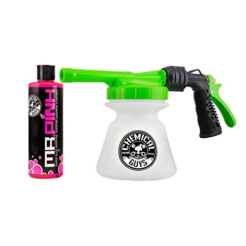 Chemical Guys HOL313 Superior Surface Cleanser(Torq Snow Foam Blaster R1 Foam Gun & Mr. Pink Super Suds Shampoo), 16 fl. oz, 1 P