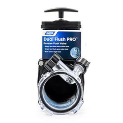 Camco Dual Flush Pro Holding Tank Rinser with Gate Valve- Thoroughly Cleans Entire Septic System and Breaks Down Tough Clogs in 