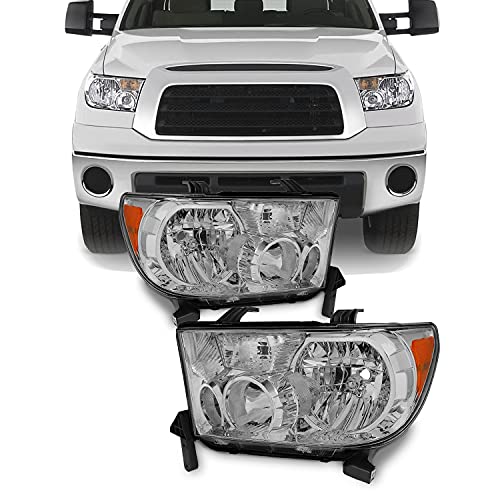 AKKON For Toyota Tundra OE Replacement Headlights Driver/Passenger Head Lamps