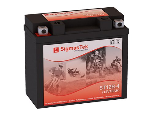 SigmasTek YT12B-BS Motorcycle Battery (Replacement)