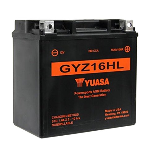 Yuasa (YUAM716GHL) GYZ16HL Factory Activated Battery
