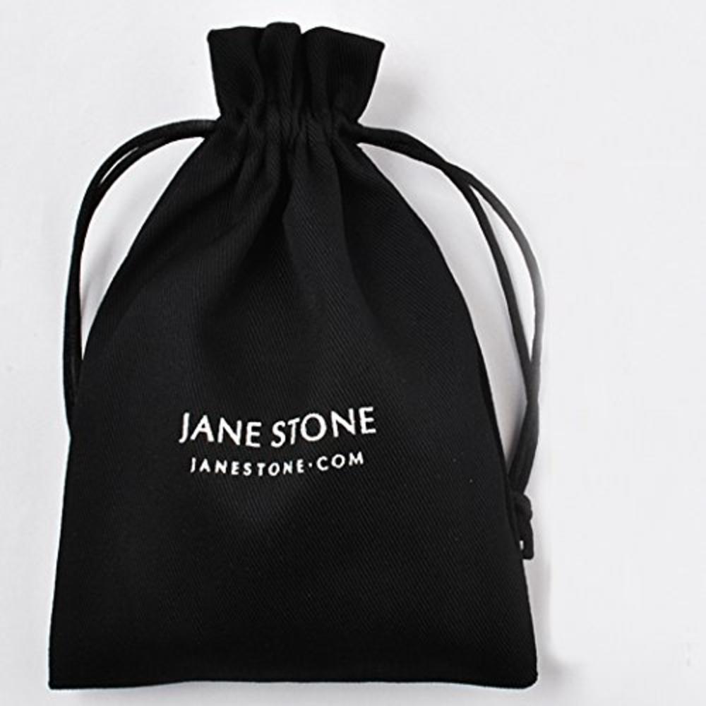 JANE STONE Fashion Statement Collar Necklace Vintage Openwork Bib Costume Jewelry (black)