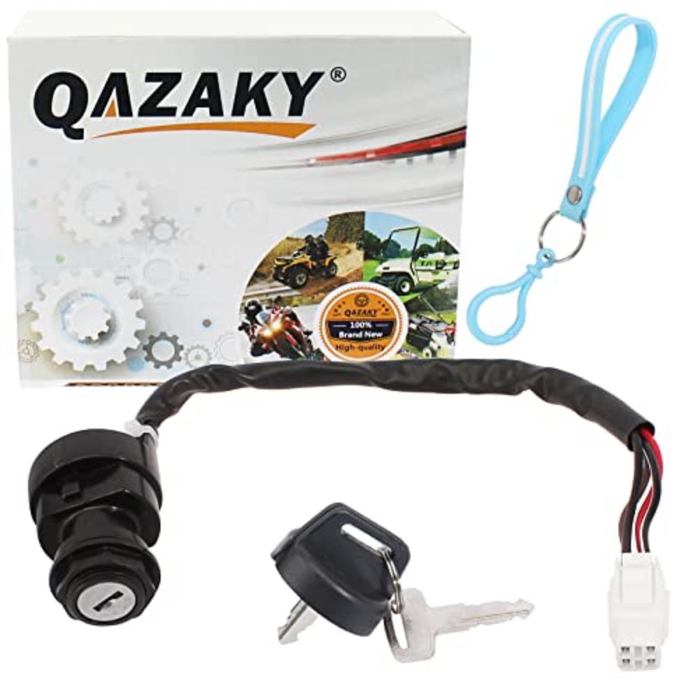 QAZAKY Ignition Key Switch for Yamaha Wolverine Grizzly Kodiak YFZ450 YFM400 YFM450 YFM45F YFM45 YFZ YFM 400 450 2003-2014