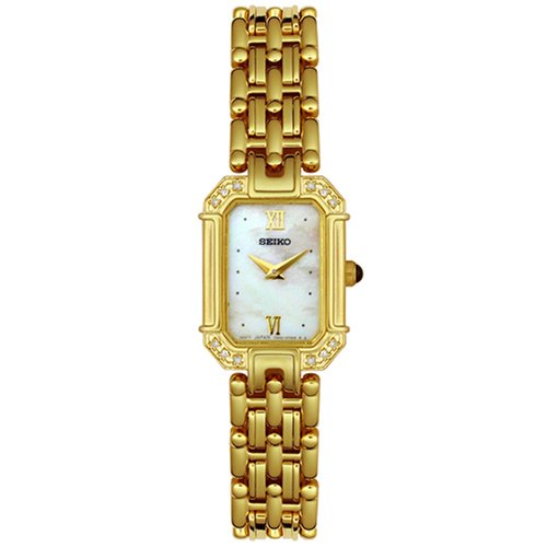 Seiko Womens SUJE12 Diamond Accented Bracelet Watch