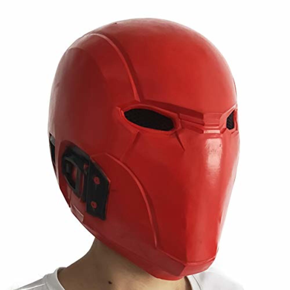 Zmj Red Hood Helmet Latex Mask Under The Red Hood Cosplay Accessory Masquerade Deluxe Props Zmj Red Hood Helmet Latex Mask Under The Red Hood Cosplay Accessory Masquerade Deluxe Props