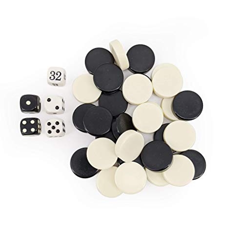Sondergut -- Travel Size (Small) Replacement Stones for Sondergut Roll-Up Travel Backgammon