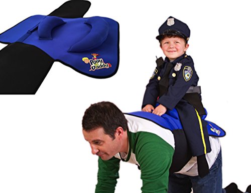 Pony Up Daddy Neoprene Parent Saddle With Easy Close Strap Features Padded Seat And Grab Handle For Safe And Comfortable Pla Pony Up Daddy Neoprene Parent Saddle With Easy Close Strap Features Padded Seat And Grab Handle For Safe And Comfortable Pla