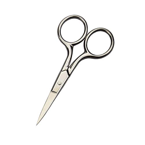 Motanar Professional Grooming Scissors for Personal Care Facial Hair Removal and Ear Nose Eyebrow Trimming Stainless Steel Fine 