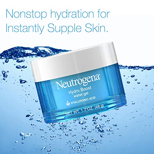 Neutrogena Hydro Boost Hyaluronic Acid Hydrating Water Face Gel Moisturizer for Dry Skin, 1.7 fl. oz