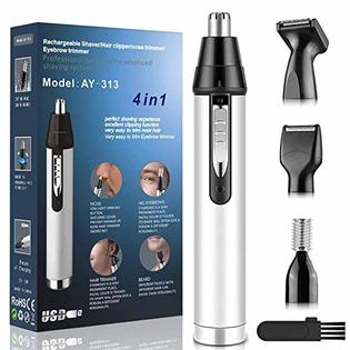 Ginity Ear and Nose Hair Trimmer for Men,Professional USB