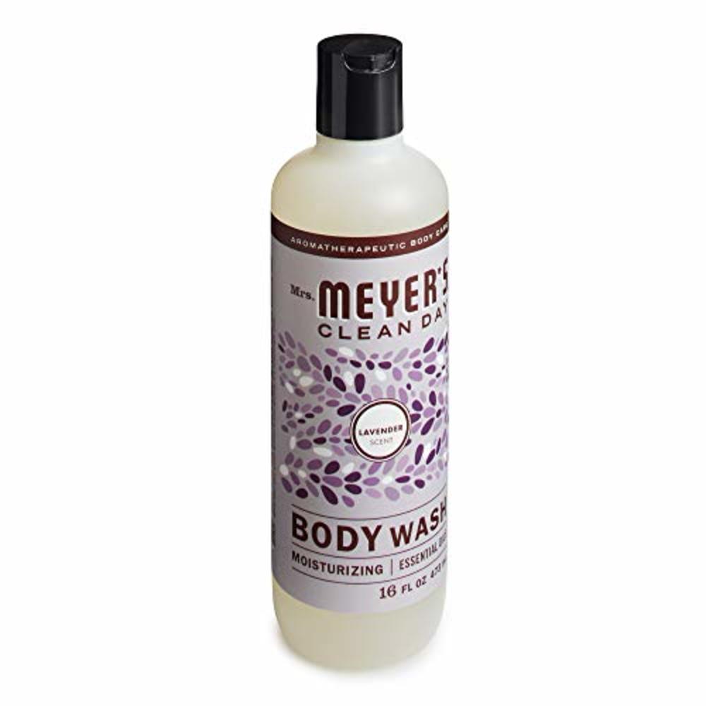 Mrs. Meyers Clean Day Moisturizing Body Wash for Women and Men, Cruelty Free and Biodegradable Shower Gel Formula Made with Esse