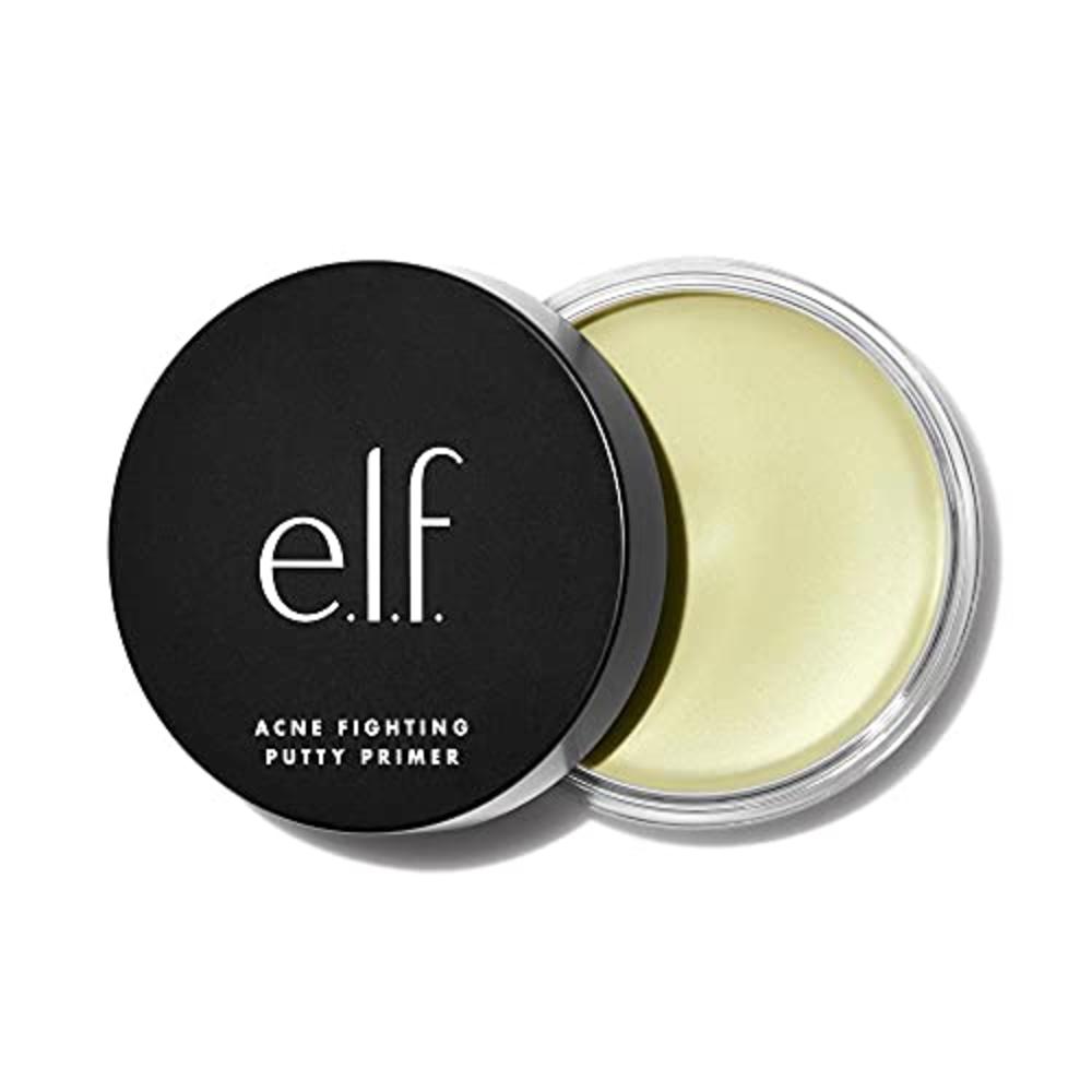 e.l.f. Acne Fighting Putty Primer, Infused with 1.8% Salicylic Acid, Prevents Breakouts & Reduces Redness, Minimizes Pores & Pre