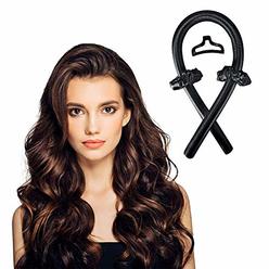 Laynos Heatless Curling Rod Headband, Silk Ribbon Hair Rollers, Heatless Curl Ribbon for Long Medium Hair, Overnight Hair Rollers Curle