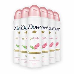 Dove Deodorant Go Fresh Pomegranate & lemon Verbena Scent Antiperspirant 150ml Can (6 Cans)