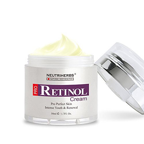 Neutriherbs Retinol Cream for Face Moisturizer Night Cream Reduce Fine Lines Face Cream Smooth Wrinkles Skin Care 1.7 fl.oz