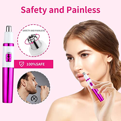 AREYZIN Nose Trimmer for Women Ladies Painless Ear and Nose Hair Trimmer  for Men Eyebrow Facial