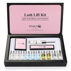 PINKZIO Lash Lift Kit, Curling Eyelash Perm Kit, Professional Semi-Permanent Eyelash Perming Kit for Salon