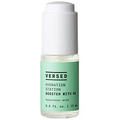 Versed Hydration Station Booster Facial Treatment with Hyaluronic Acid - Face Serum for Lightweight Hydration + Dewy Skin - Help