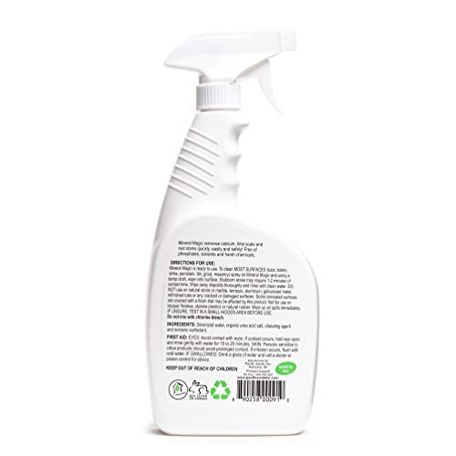 Natural Choices - Mineral Magic - Calcium, Lime, Rust Deposit Remover - Hard Water Deposit and Rust Stain Cleaner - Eco-Friendly