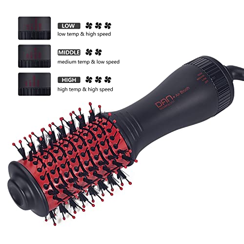 DAN Technology 2 inch Lightweight Electric Brush Hair,one Step Hair Dryer and volumizer,Small Hair Brush drye,Blow Dry Round Bru